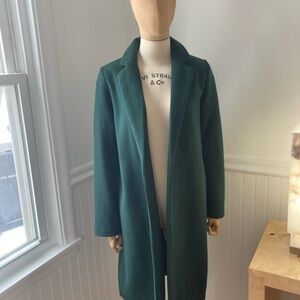 Chic Forest Green Women's Trench Coat